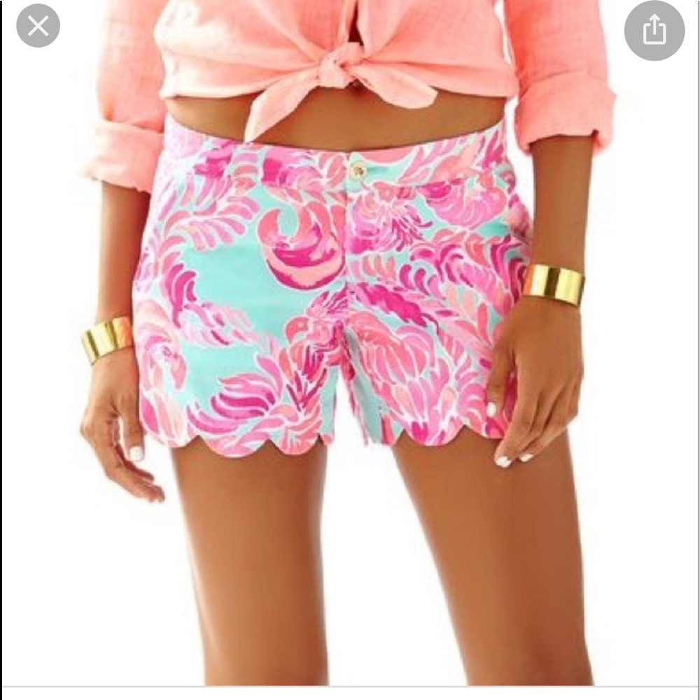 EUC Lilly Pulitzer Buttercup Shorts Size 6